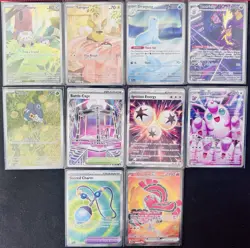 Pokemon Phantasmal Flames Illustration Rare/Ultra Rare Lot-10 Cards NM - Image 1