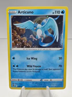 Articuno # 036/195 Silver Tempest Cosmos Holo Rare Promo Pokemon Card - Image 1