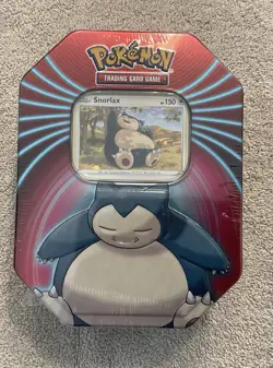 POKEMON TRADING CARD GAME IN SNORLAX TIN NEW - FACTORY SEALED (2022) - Image 1