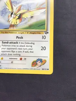 Pokemon Cards: Gym Challenge 1st Edition Common: Koga's Pidgey 80/132 - Image 4