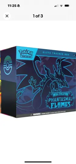Pokemon Mega Evolution Phantasmal Flames Elite Trainer Box ETB Sealed. 🔥🔥🔥 - Image 1
