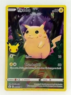 Pikachu 5/25 - Celebrations 25th Anniversary - Near Mint - Pokemon TCG - Image 1