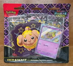 Brand New - Pokemon S&V Paldean Fates Tech Sticker Collection - Shiny Fidough - Image 1