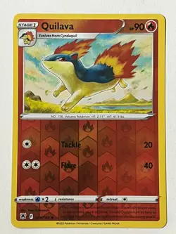 Quilava 024/189 Reverse Holo Uncommon Astral Radiance Pokemon Pack Fresh - Image 1
