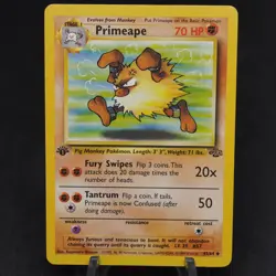 Primeape 1st Edition 43/64 Jungle WOTC 1999 Vintage - Pokemon TCG Card - Image 1