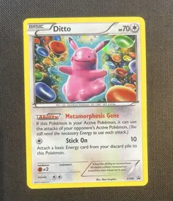 POKEMON POKEMON TCG 2015 DITTO XY40 HOLO BLACK STAR PROMO VF-NM - Image 3