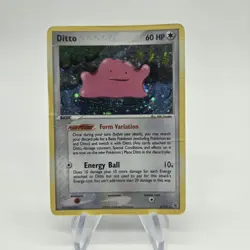 Pokemon NM-MT Ditto 4/112 EX Fire Red & Leaf Green Holofoil Rare 2004 - Image 1