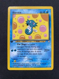 Pokemon TCG - Horsea #062/111 - 1st Edition - Neo Genesis - NM - Image 1