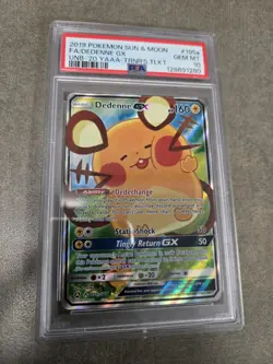 PSA 10 Pokemon Dedenne GX 195a/214 Alternate Art Trainer's Toolkit Promo - Image 1