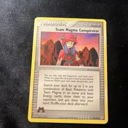 Pokemon Tcg Conspirator #82 Pokemon Team Magma & Team Aqua LP - Image 1