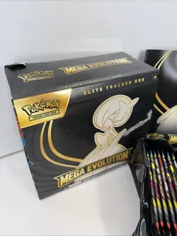 Pokemon TCG Mega Evolution Gardevoir Elite Trainer Box ETB New Crushed Box - Image 2