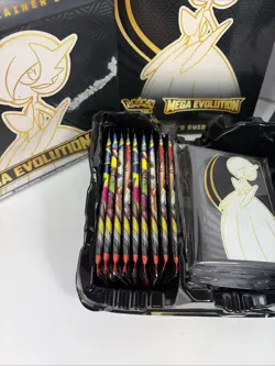 Pokemon TCG Mega Evolution Gardevoir Elite Trainer Box ETB New Crushed Box - Image 4