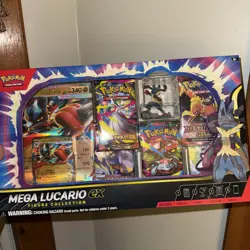 Pokemon TCG Mega Lucario ex Premium Figure Collection Box Factory Sealed - Image 1