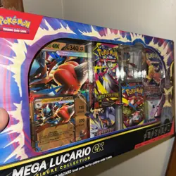 Pokemon TCG Mega Lucario ex Premium Figure Collection Box Factory Sealed - Image 2
