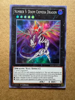 Number 5: Doom Chimera Dragon DANE-EN092 Yugioh - Image 1