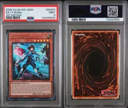 Yu-Gi-Oh K9-17 Izuna JUSH-EN031 Ultra Rare 1st Edition Near Mint Condition - Image 2