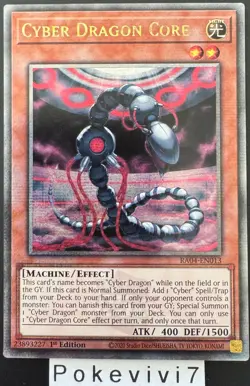 Carte YU-GI-OH! CYBER DRAGON CORE RA04-EN013 QCSR NEUF - Image 1