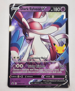 Dark Sylveon V SWSH134 NM Pokemon Celebrations Black Star Promo Card Anniversary - Image 1