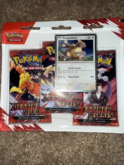 Pokemon Destined Rivals Booster Pack Set with Kangaskhan Card - Image 1