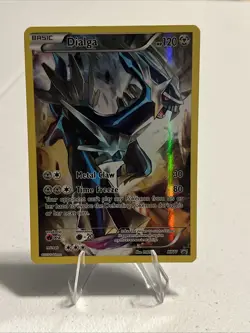 Dialga XY77 Holo Mythical Black Star Promo Pokemon Card - Image 1