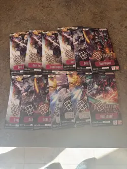 Gundam Card Game - Newtype Rising - Sleeved Booster Packs - Lot of 5. Not the 13 - Image 1