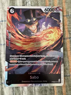 One Piece TCG | Sabo PRB02-014 SR - One Piece Card the Best Vol. 2 NM - Image 1