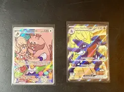 Pokemon TCG Destined Rivals Illustration & Ultra Rare 2 Card Lot - Image 1