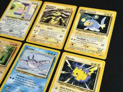 Pokemon Neo Genesis - 6 Card Lot Vintage Bulk - Pikachu / Mantine / Clefairy - Image 2