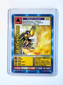 *Digimon Cards (Taco Bell) Lot of 13 cards w/ WARGREYMON Saberleomon Kuwagamon!* - Image 2