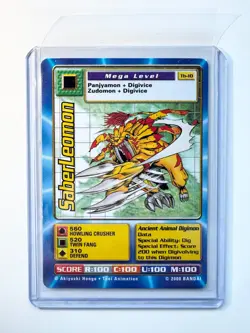 *Digimon Cards (Taco Bell) Lot of 13 cards w/ WARGREYMON Saberleomon Kuwagamon!* - Image 4