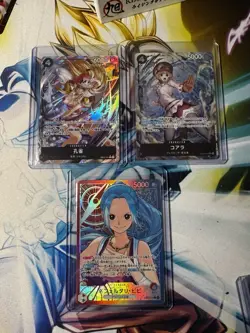 One Piece Heroines Edition (EB03) - 4 Card Alt Lot SR Leader Perona Kujyaku Vivi - Image 1