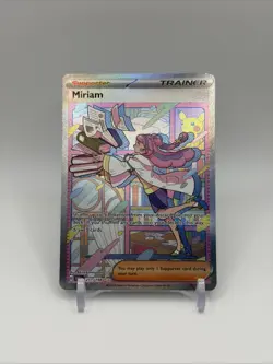 Pokemon TCG Miriam Scarlet & Violet Holo Special Trainer Card 251/198 Base Set - Image 1