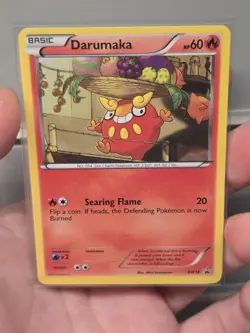Pokemon Card Darumaka BW18 Black & White Black Star Promo Holo - Image 1