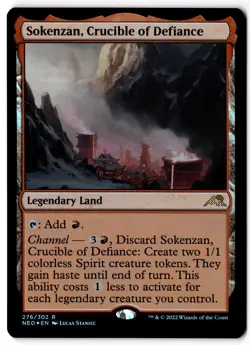 Sokenzan, Crucible of Defiance R Kamigawa: Neon Dynasty 276 NM Foil - Image 1