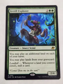 MTG Magic the Gathering Icetill Explorer (192/426) Edge of Eternities NM - Image 1