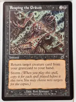 Reaping the Graves - Scourge - Magic the Gathering MTG Nice! - Image 1