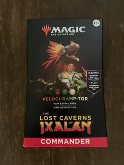 Magic the Gathering: Lost Caverns of Ixalan - Veloci-Ramp-Tor Commander Deck - Image 1