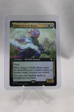 Mtg. Singer of Swift Rivers. Extended Art. Lost Caverns Of Ixalan. Pack Fresh NM - Image 1
