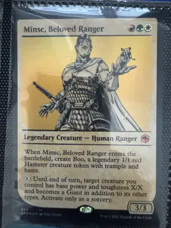 Minsc beloved ranger ~ Adventures in the Forgotten Realms [ NM ] [ Magic MTG ] - Image 1