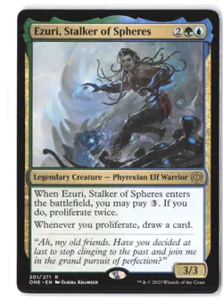 Ezuri, Stalker of Spheres #201 Phyrexia: All Will Be One NM - Image 1