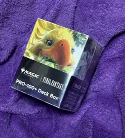 Ultra Pro Deck Box Magic the Gathering Final Fantasy Traveling Chocobo! RARE - Image 2