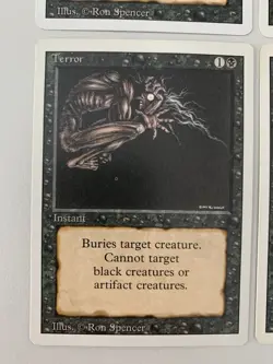 MTG | 4x Terror | Revised Edition | Magic The Gathering | *Kult - Image 4