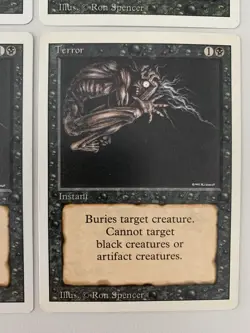 MTG | 4x Terror | Revised Edition | Magic The Gathering | *Kult - Image 5