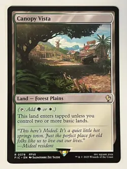 Canopy Vista Commander: Final Fantasy Non-Foil Regular MTG NM - Image 1