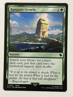 Rampant Growth Commander: Final Fantasy Non-Foil Regular MTG NM - Image 1