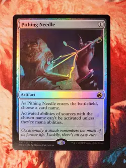 Pithing Needle Innistrad: Midnight Hunt Foil Magic Gathering MTG MID - Image 1