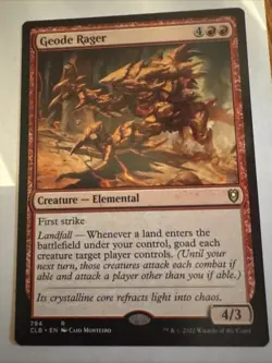 Geode Rager Commander Legends: Battle for Baldur's Gate Regular - Image 1