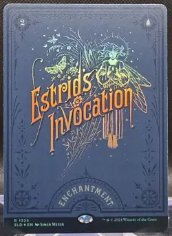 Estrids Invocation #1325 Secret Lair Drop Rainbow Foil Rare - Image 1