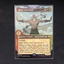 MTG - Avatar: The Last Airbender - Bumi, Unleashed Showcase NM/Pack Fresh - Image 1