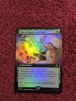 MTG Tale Of Katara And Toph 0207 Extended Art Foil Avatar The Last Air Bender - Image 1